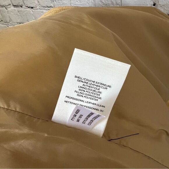 Express tan suede leather jacket size medium - Picture 7 of 9